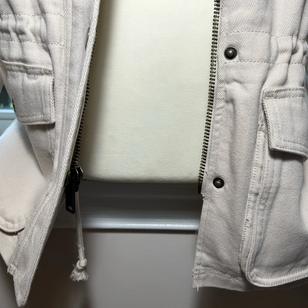 NWT🌷Abercrombie Mid-Length Twill Work Wear Jacket - Picture 5 of 7